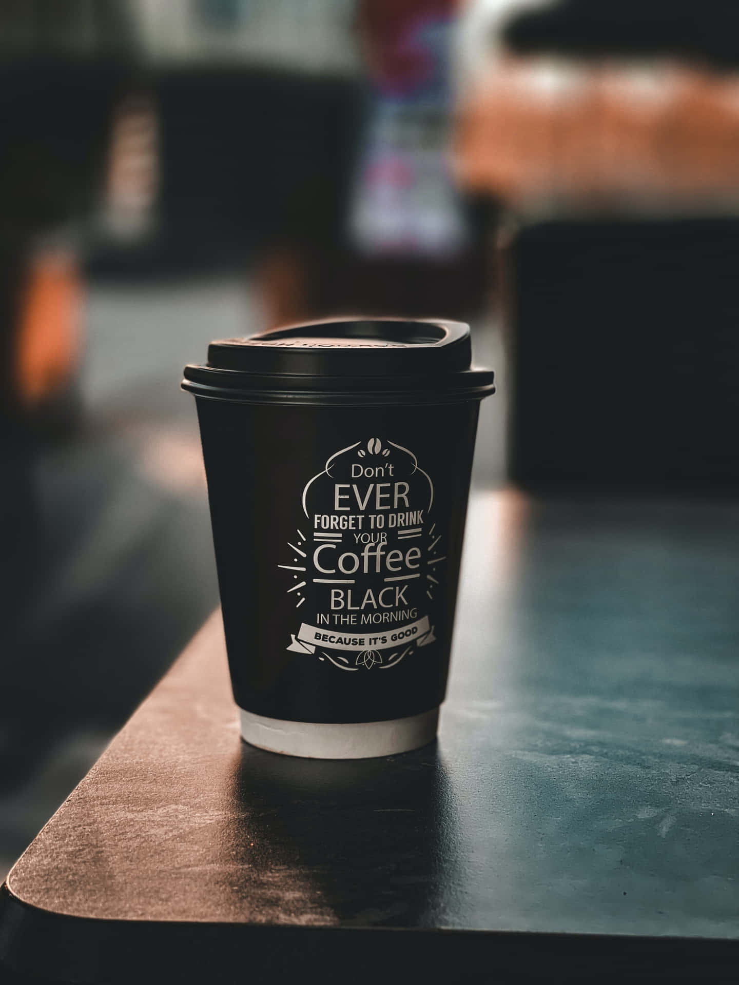 Coffee House Disposable Cup Background