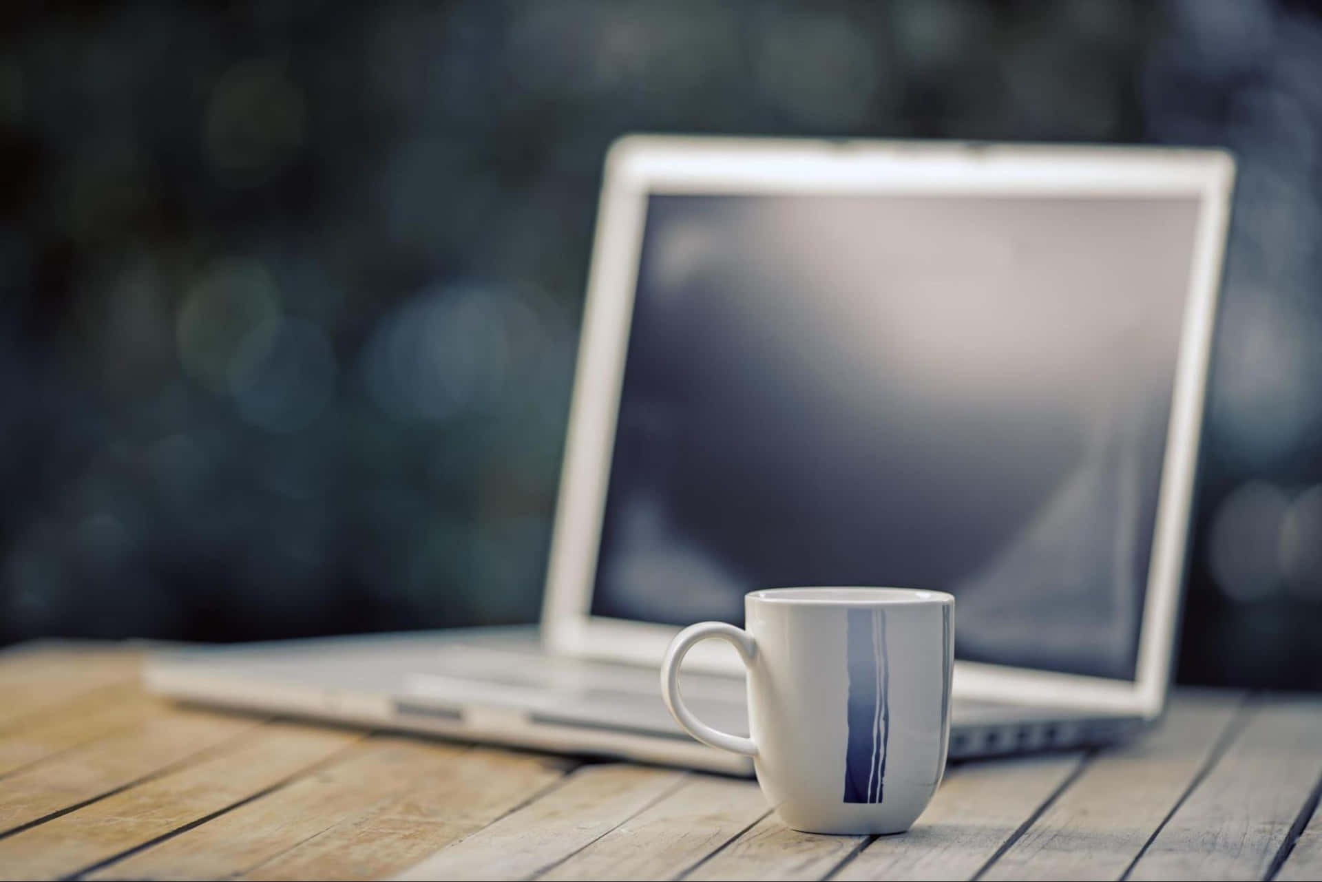 Coffee Laptop Shallow Photography