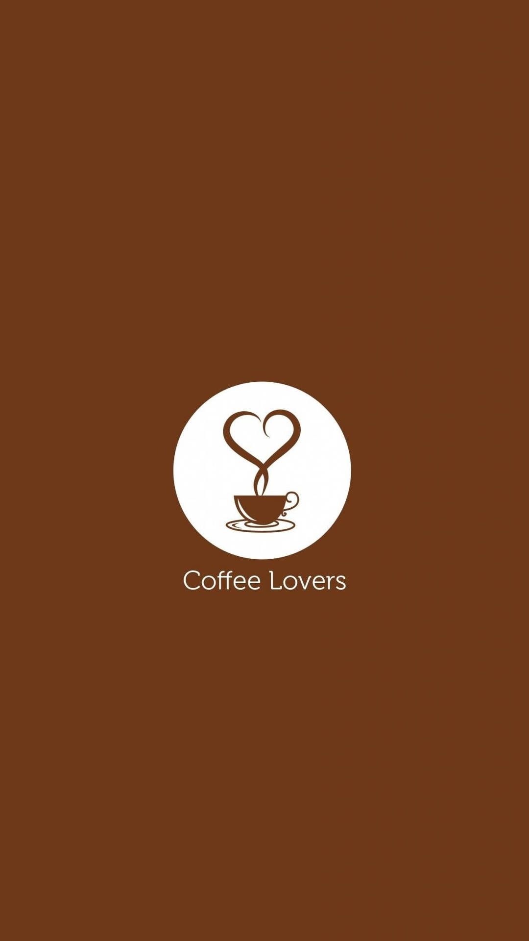 Coffee Lovers Minimalist Iphone Background