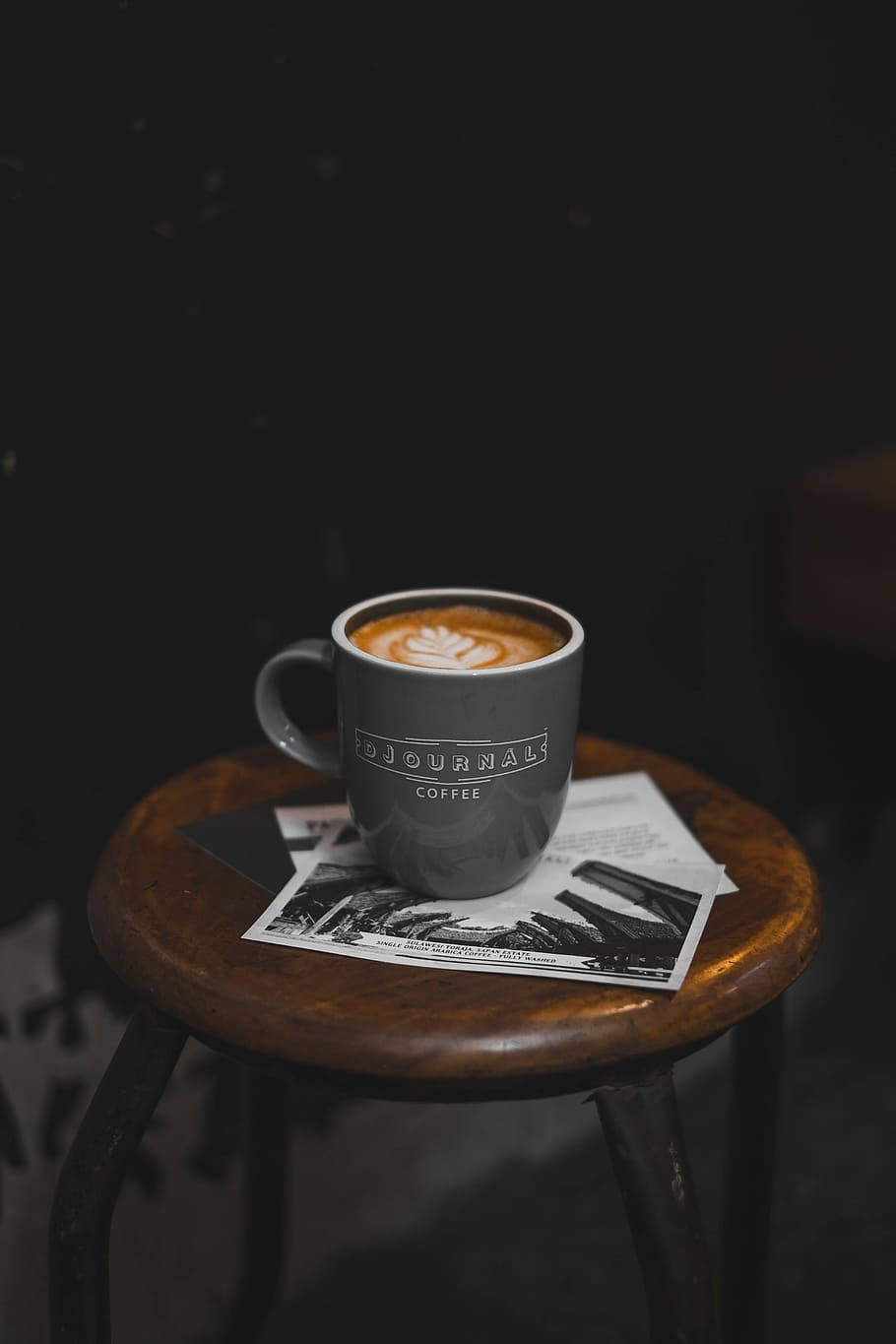 Coffee Shop Latte Background