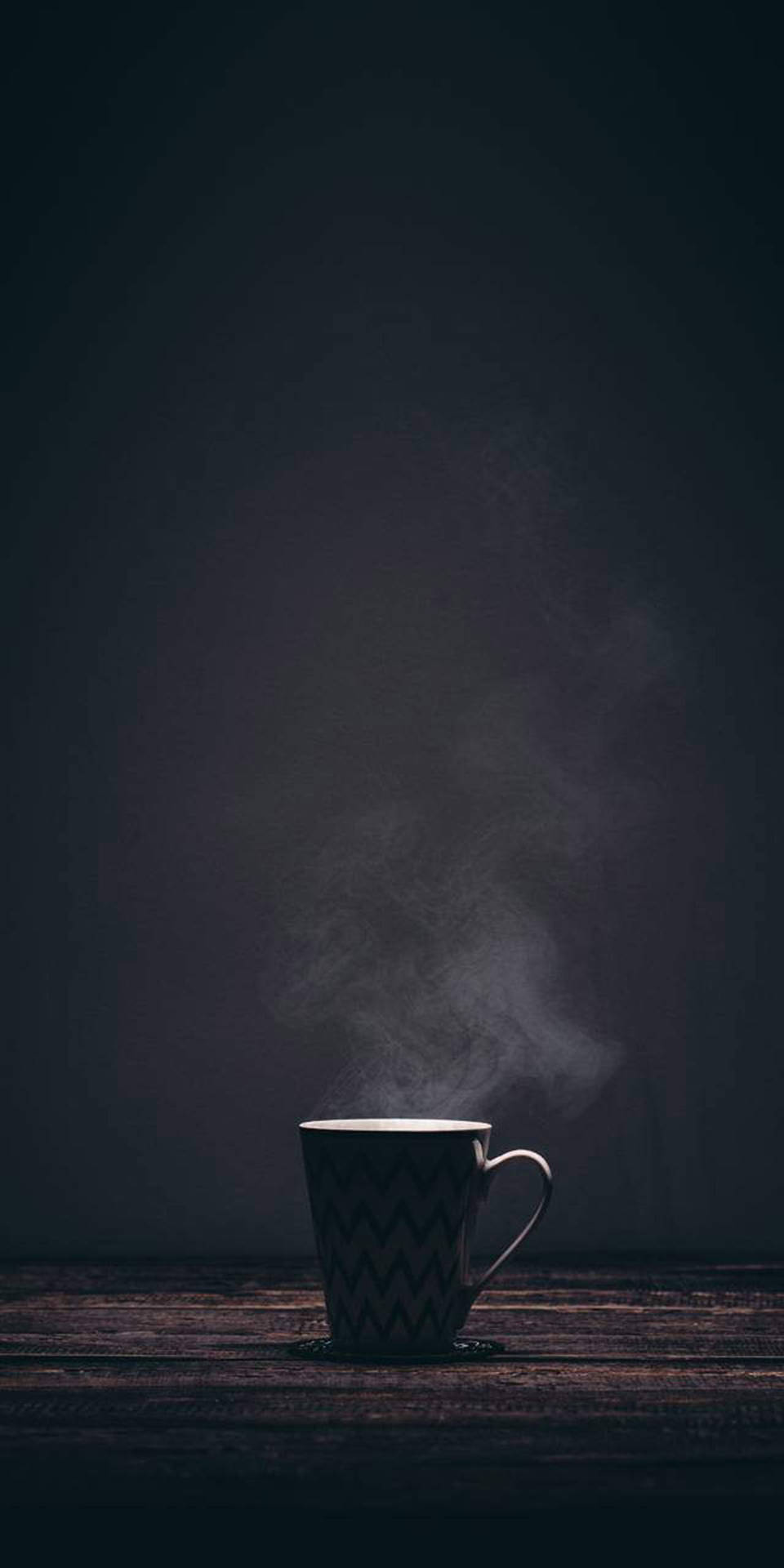 Coffee Smoke Minimalist Android Background