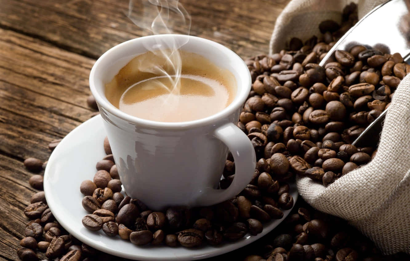 Coffee With Copious Benefits Background