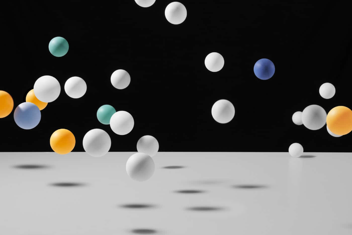 Coherent Pingpong Balls Background