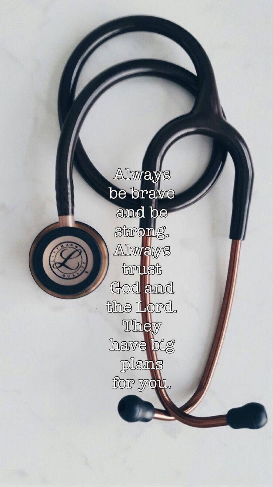 Coiled Stethoscope Doctor Motivation Background