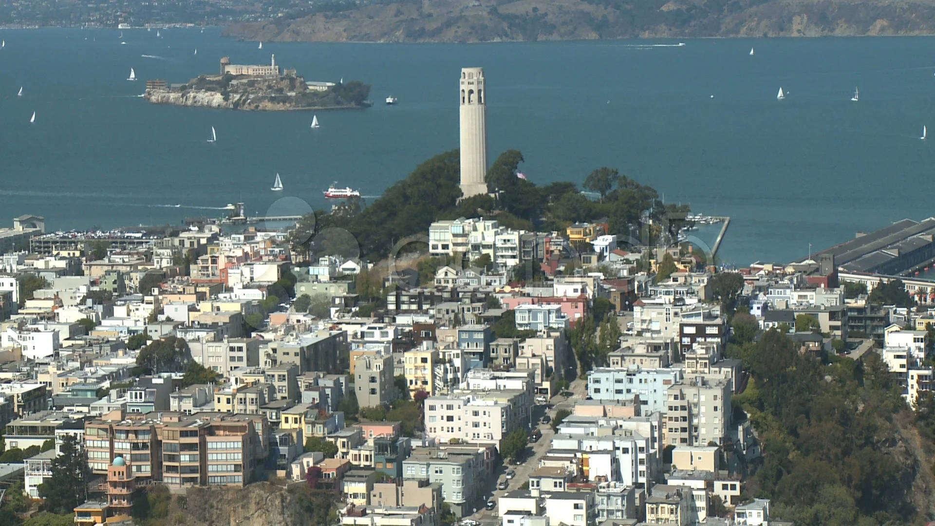 Coit Tower From Above