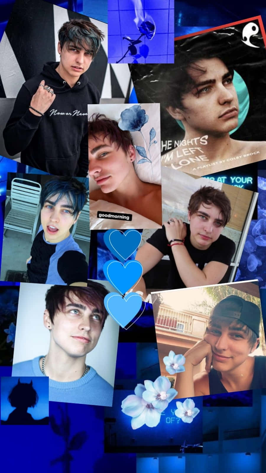 Colby Brock Looking Casual And Cool Background