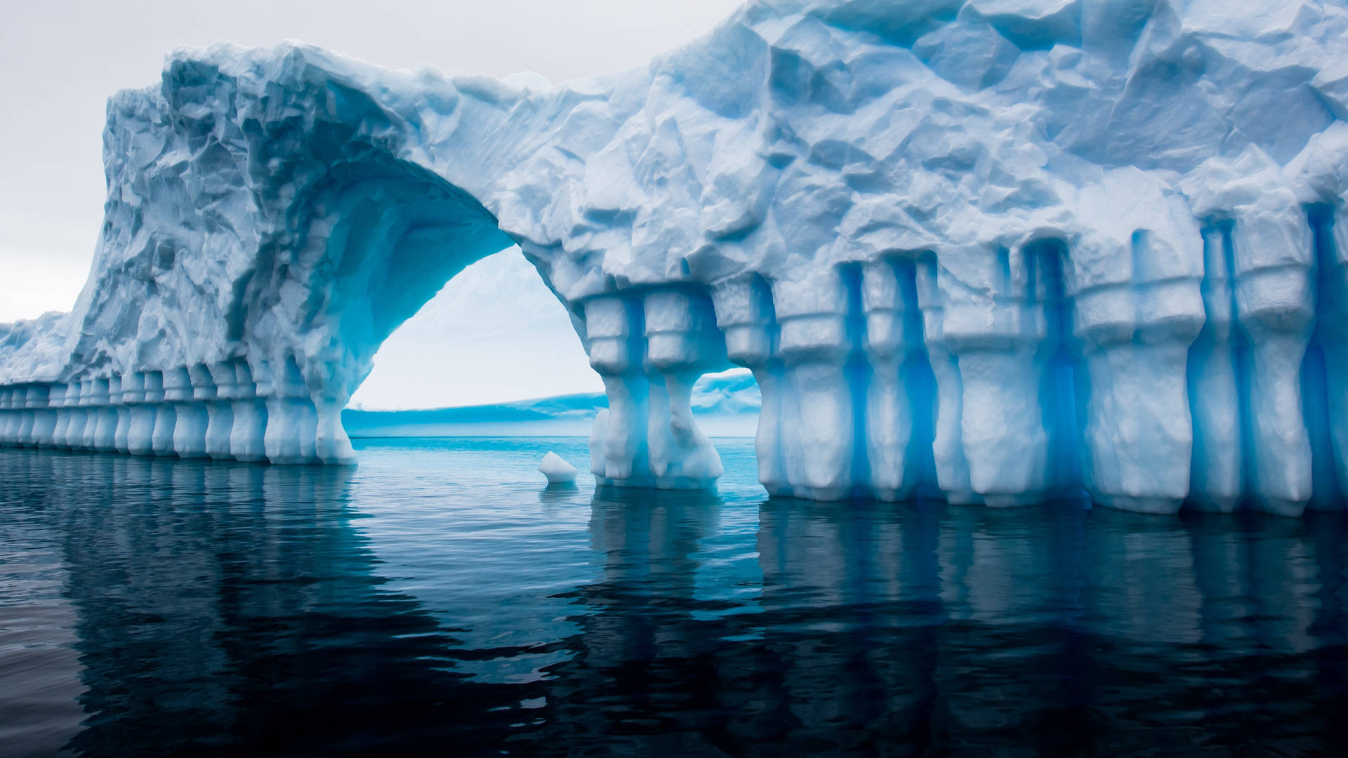 Cold Antarctica Iceberg