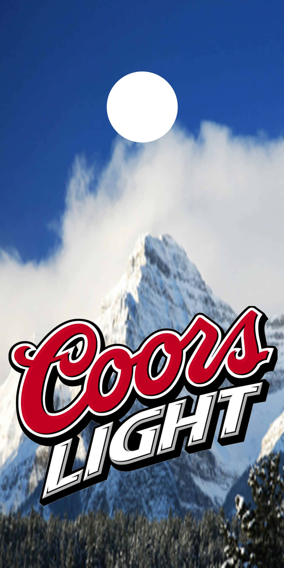 Cold Coors Light For A Hot Day Background