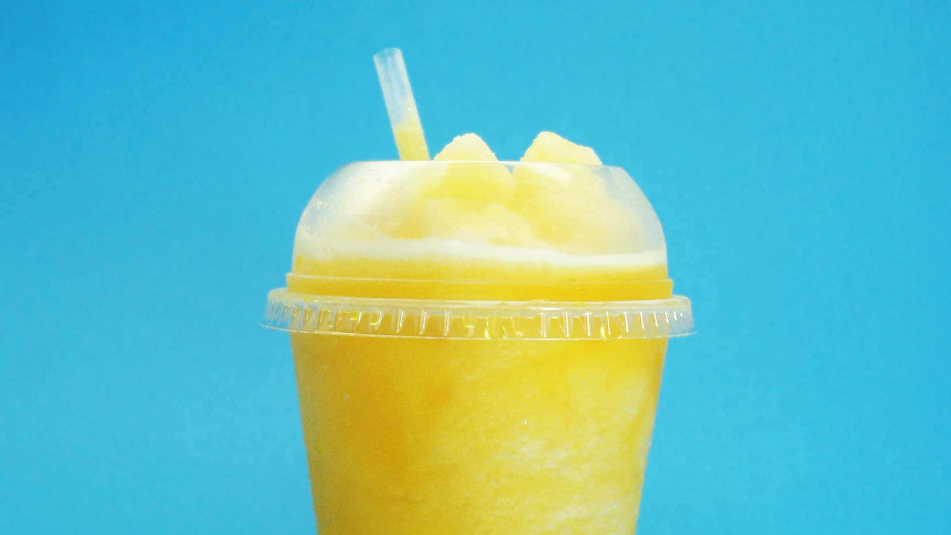 Cold Lemon Slushy Background