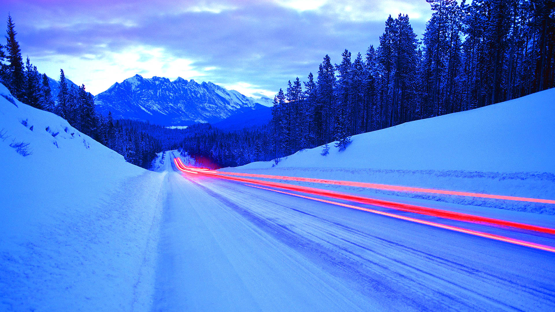 Cold Mountain Road Lightspeed Background