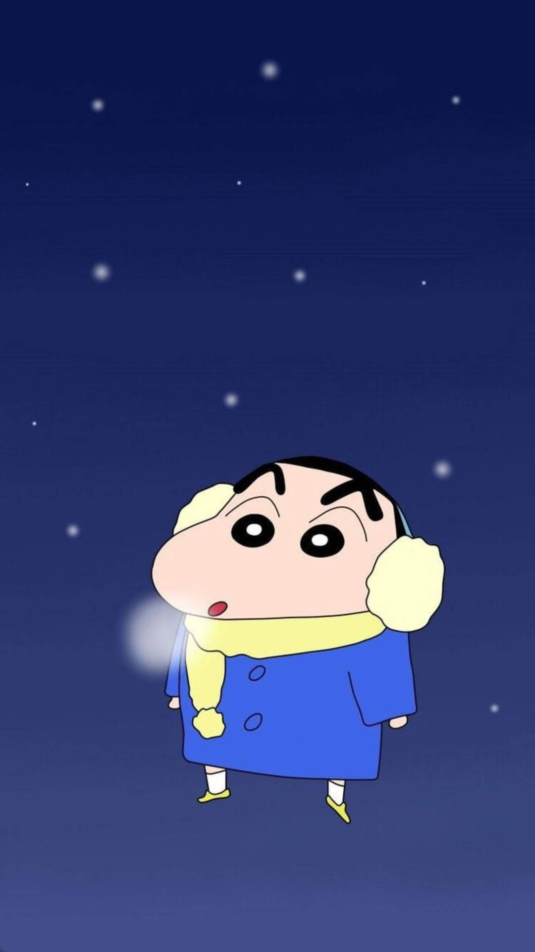 Cold Shinchan Aesthetic Background