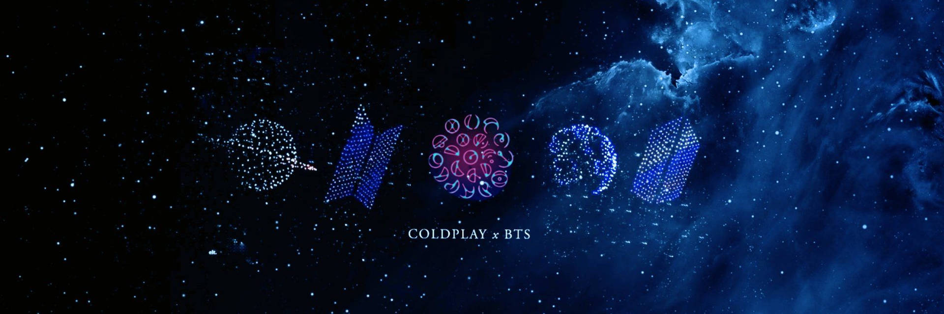 Coldplay And Bts With Stars Twitter Header