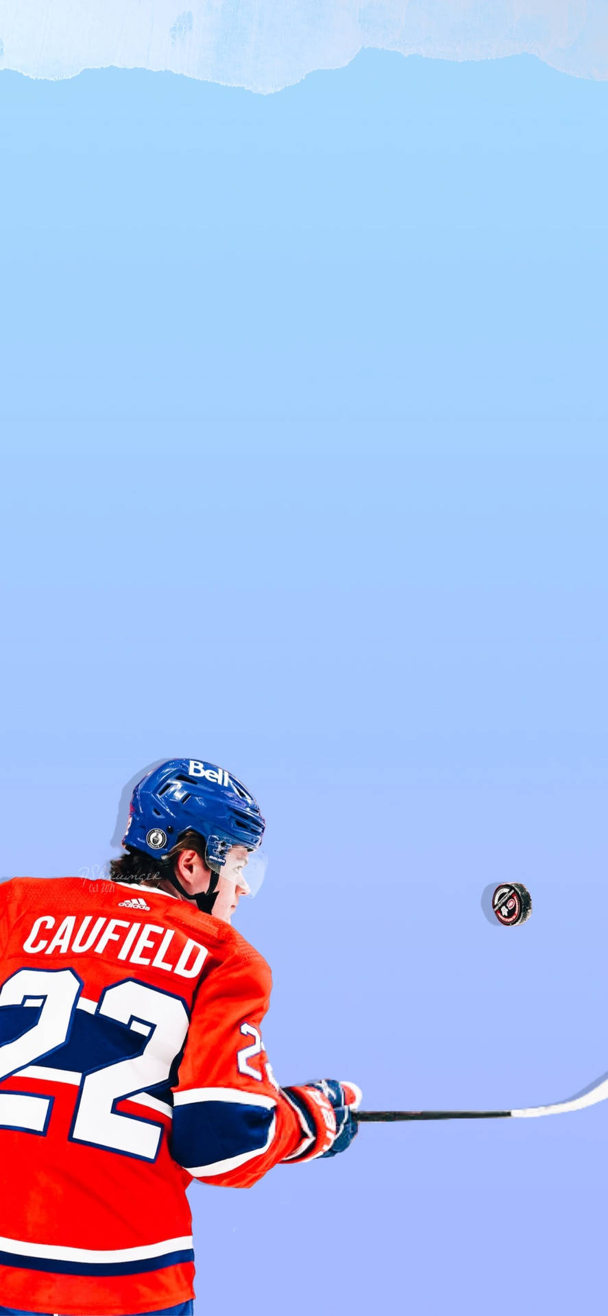 Cole Caufield American Ice Hockey Player Background