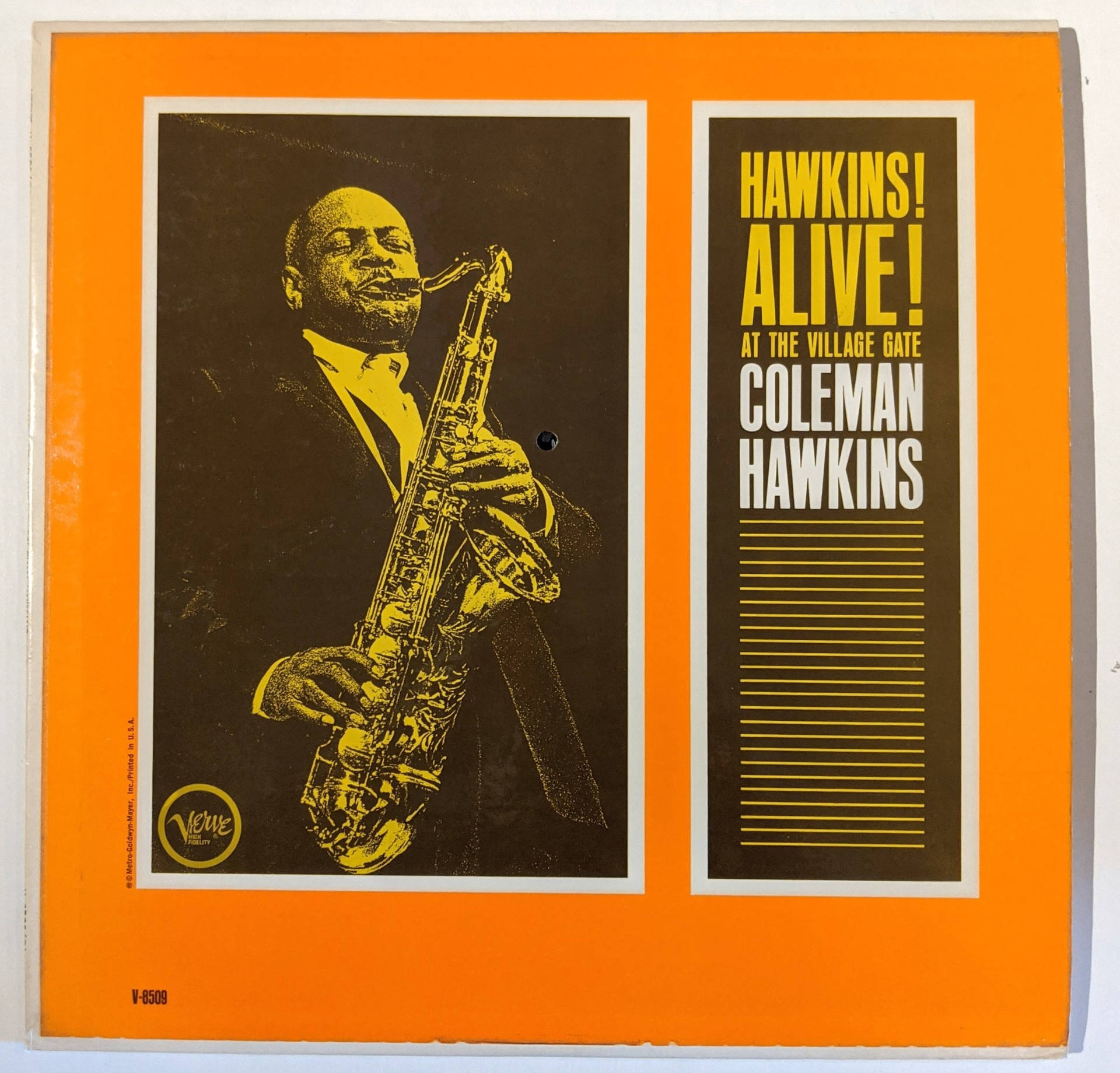 Coleman Hawkins Village Gate Performance Disk