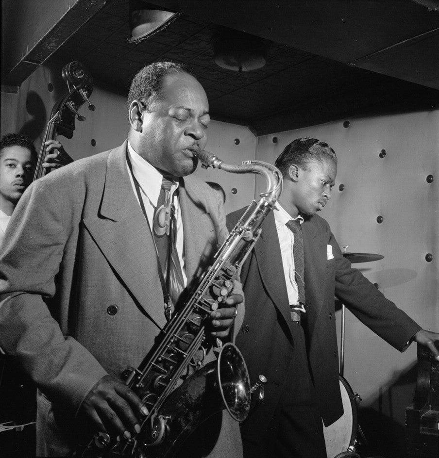 Coleman Hawkins With Miles Davis Background