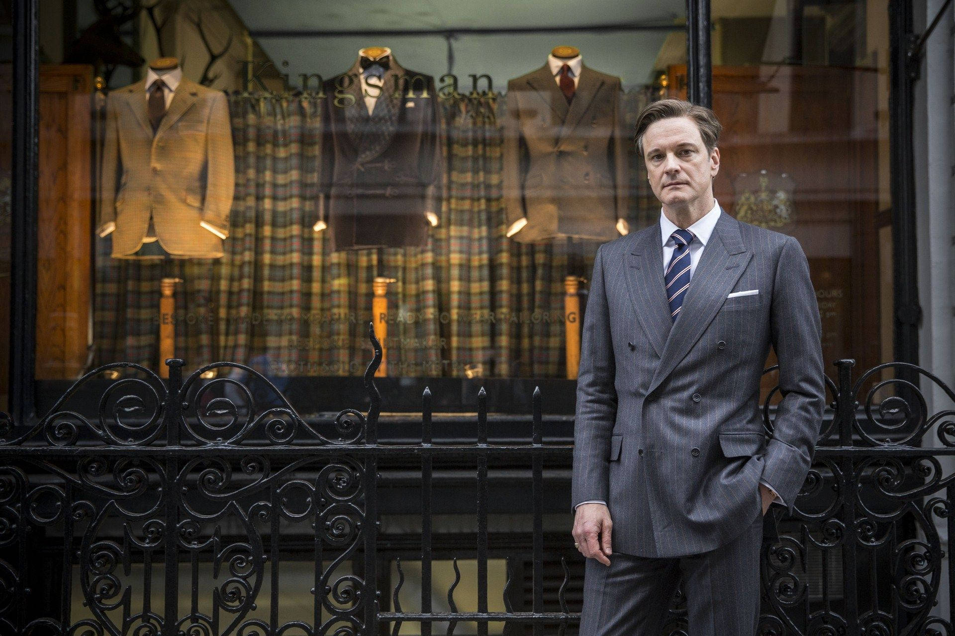 Colin Firth For Kingsman Menswear Launch