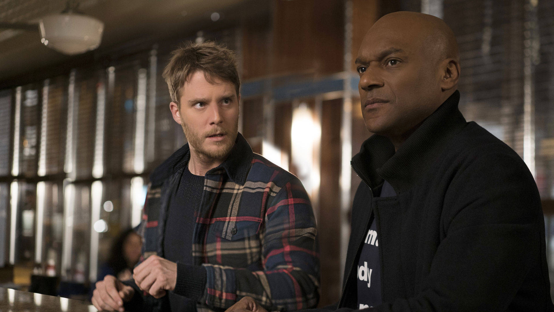 Colin Salmon Jake Mcdorman Looking Background