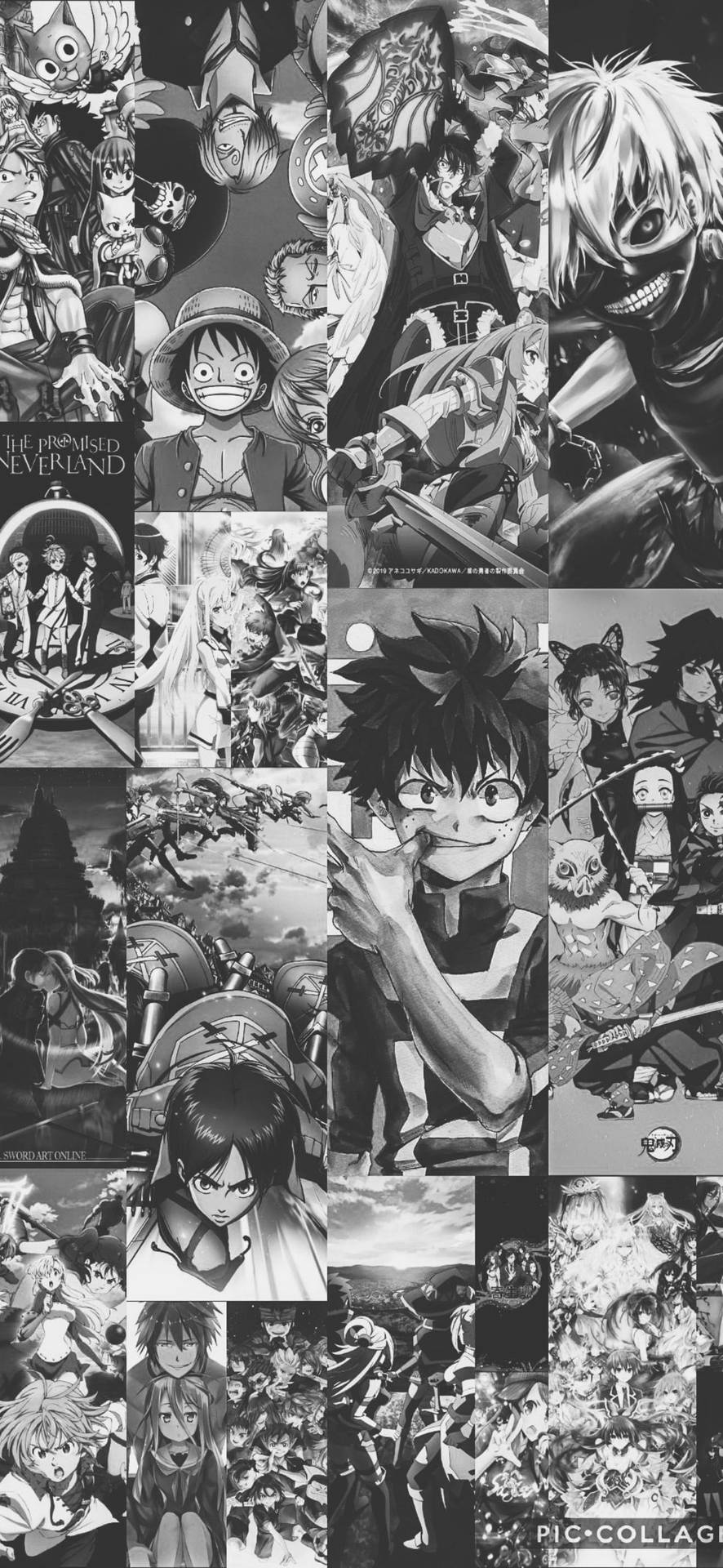 Collage Aesthetic Anime Iphone Background