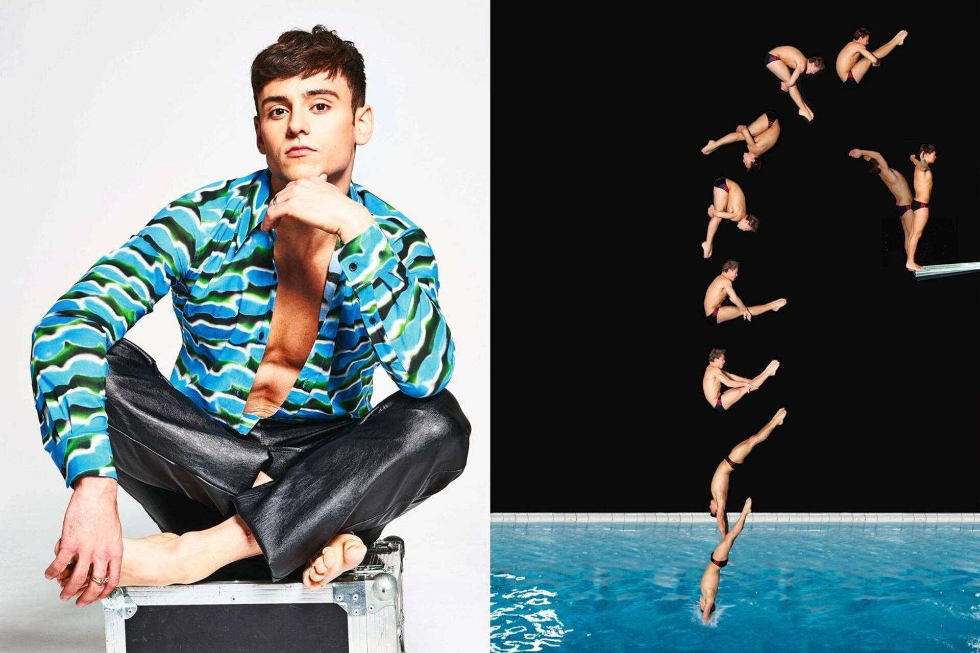 Collage Diving Tom Daley
