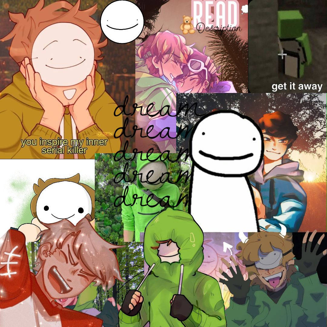 Collage Fanart Dream Minecraft