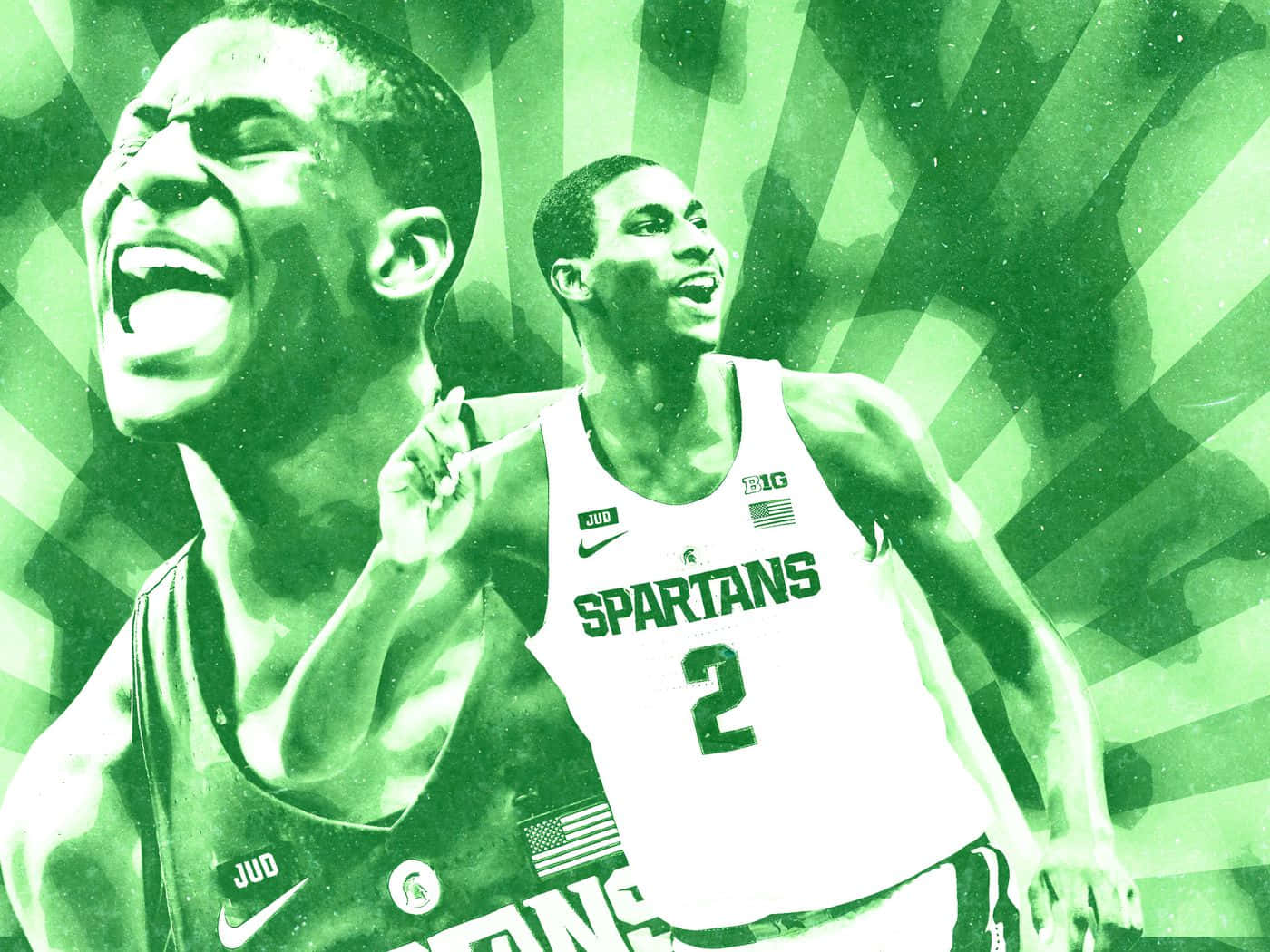 Collage Graphic Of Jaren Jackson Jr.