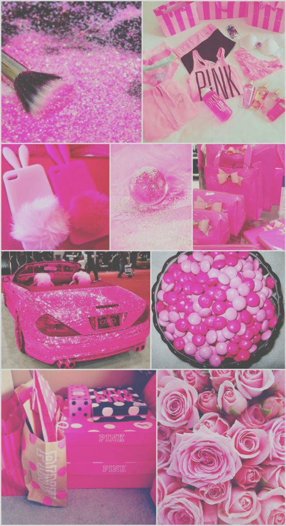 Collage Image For Girl Pink Iphone Background