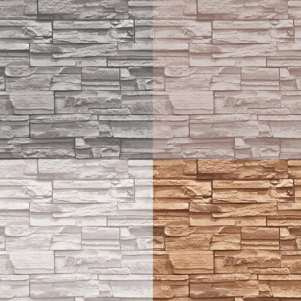 Collage Ledgestone White Pattern Background