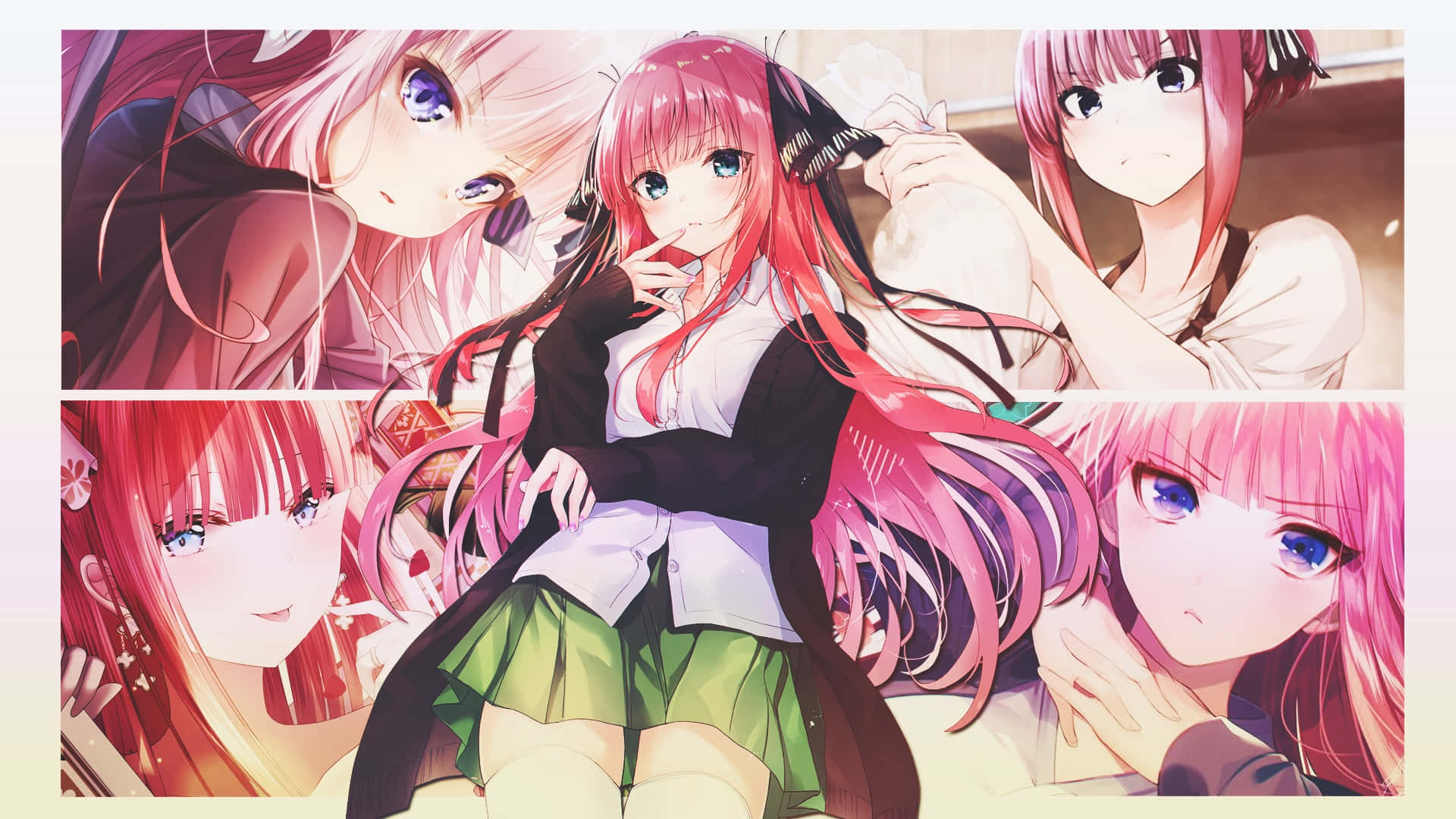 Collage Photo Of The Quintessential Quintuplets