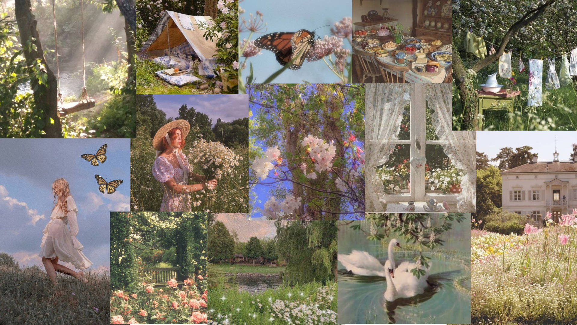 Collage Spring Aesthetic