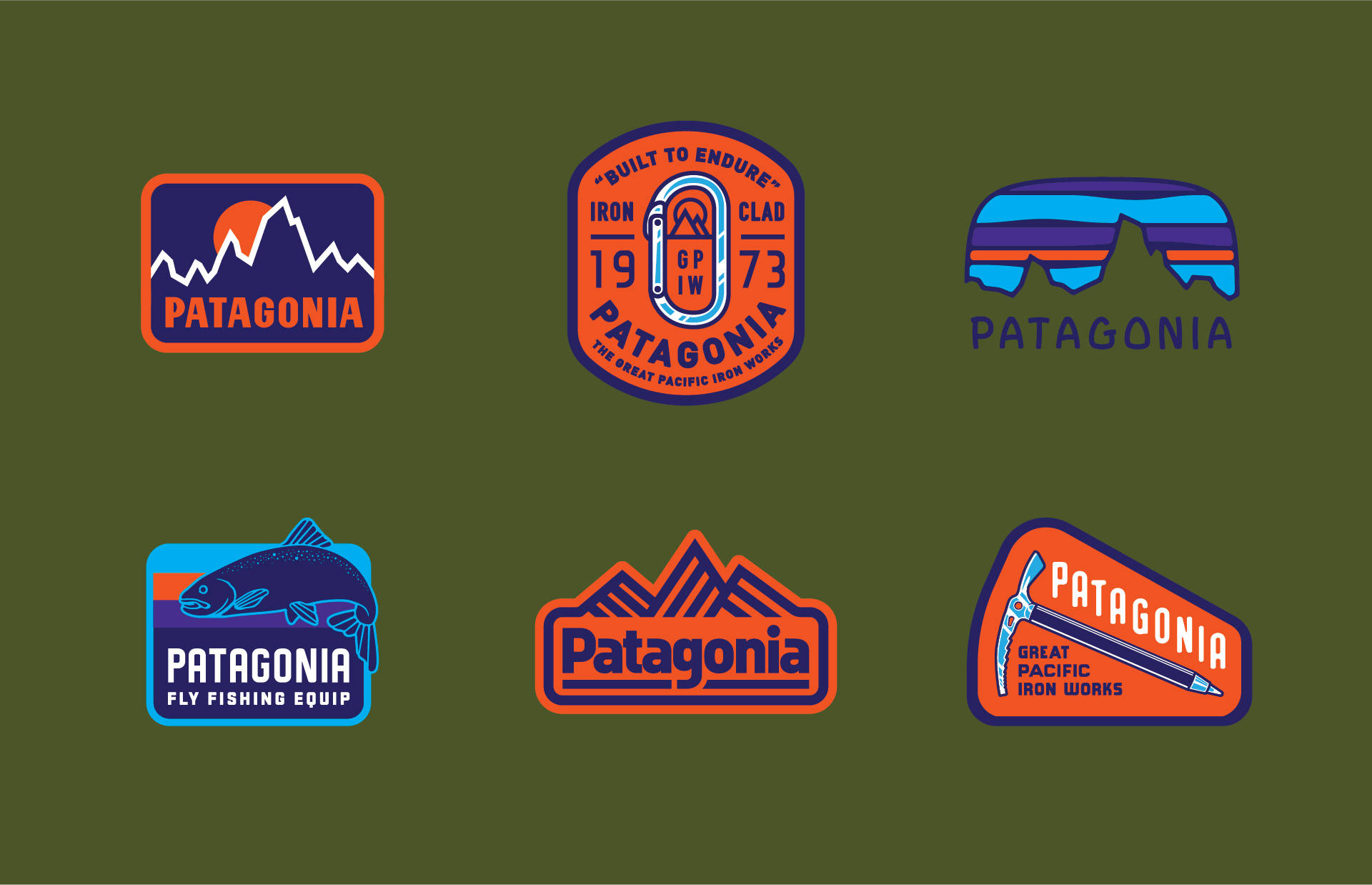 Collection Of Exciting Patagonia Logos