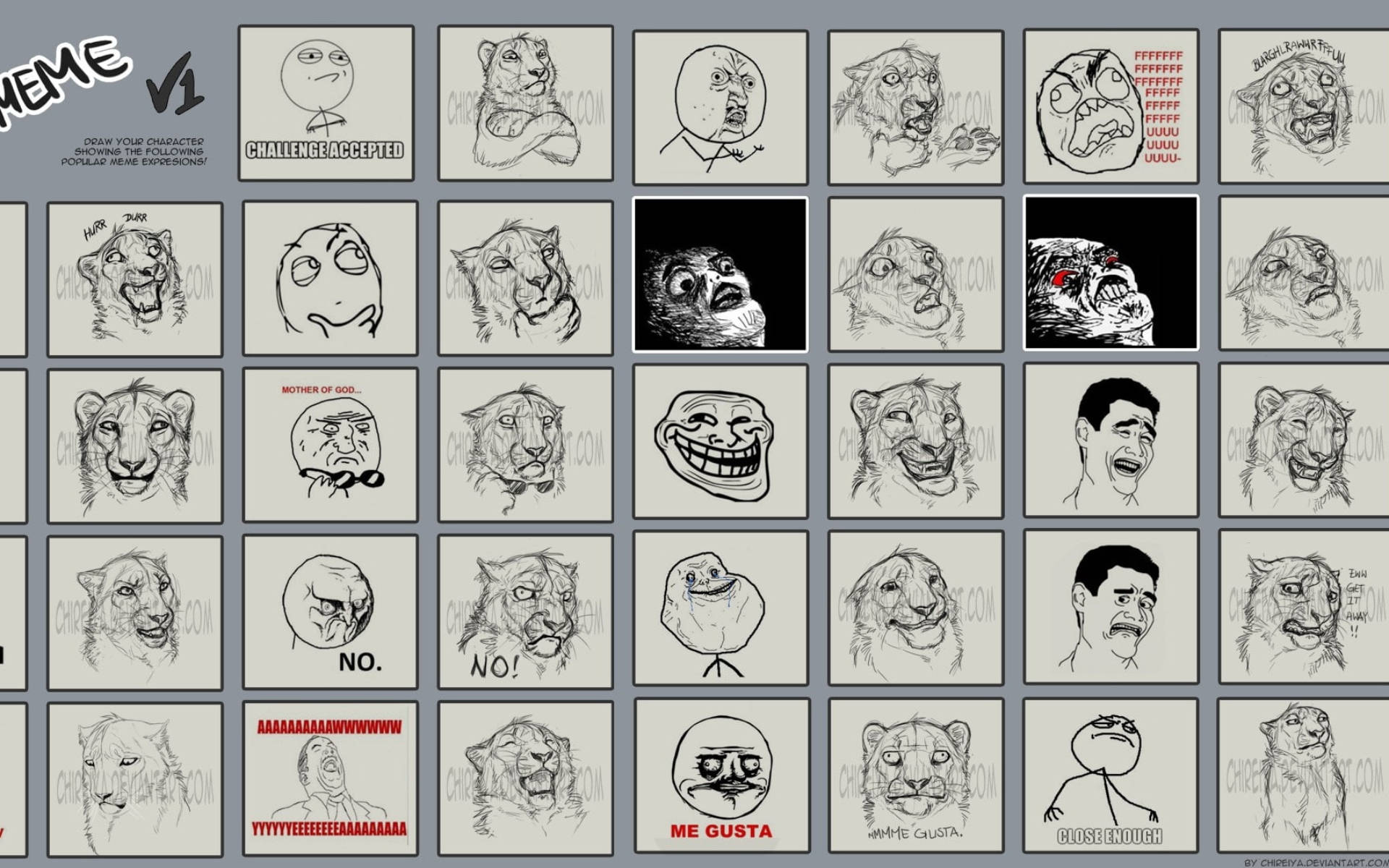 Collection Of Hilarious Meme Faces