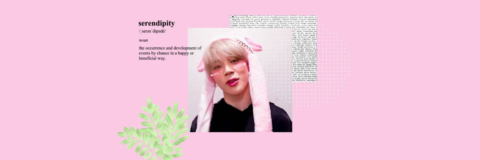 Colo Pink With Park Jimin Twitter Header Background