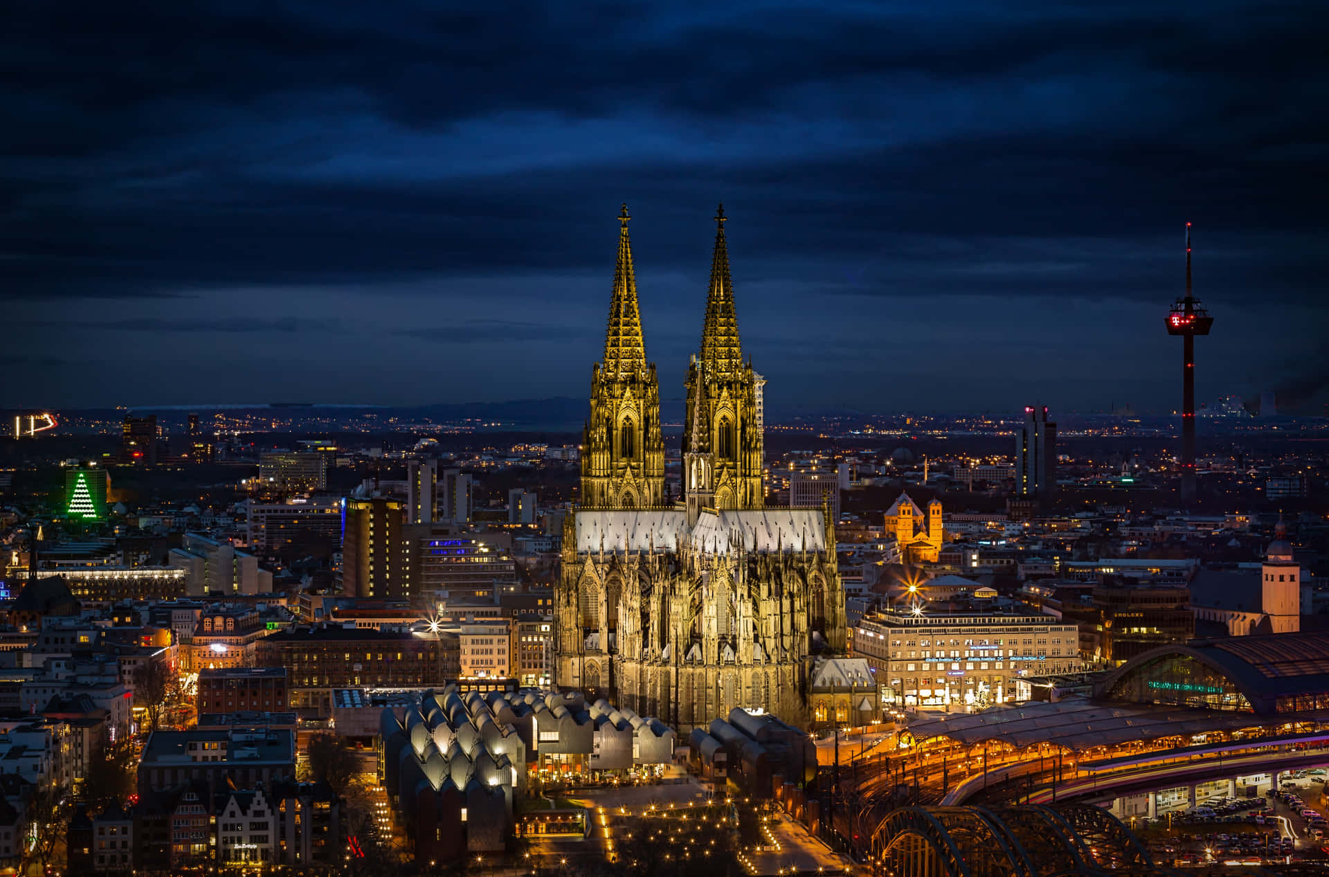 Cologne Cathedral Desktop Background Background