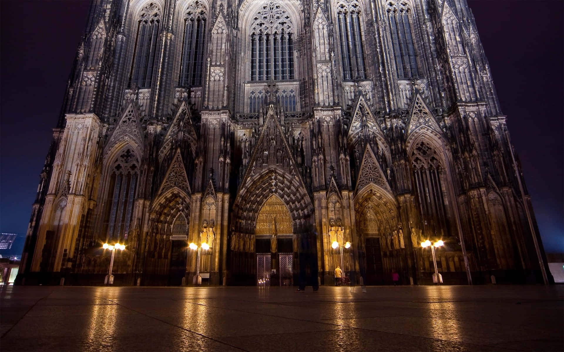 Cologne Cathedral Landscape Background