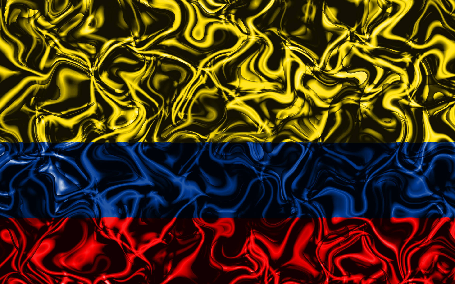 Colombia Flag Abstract Background