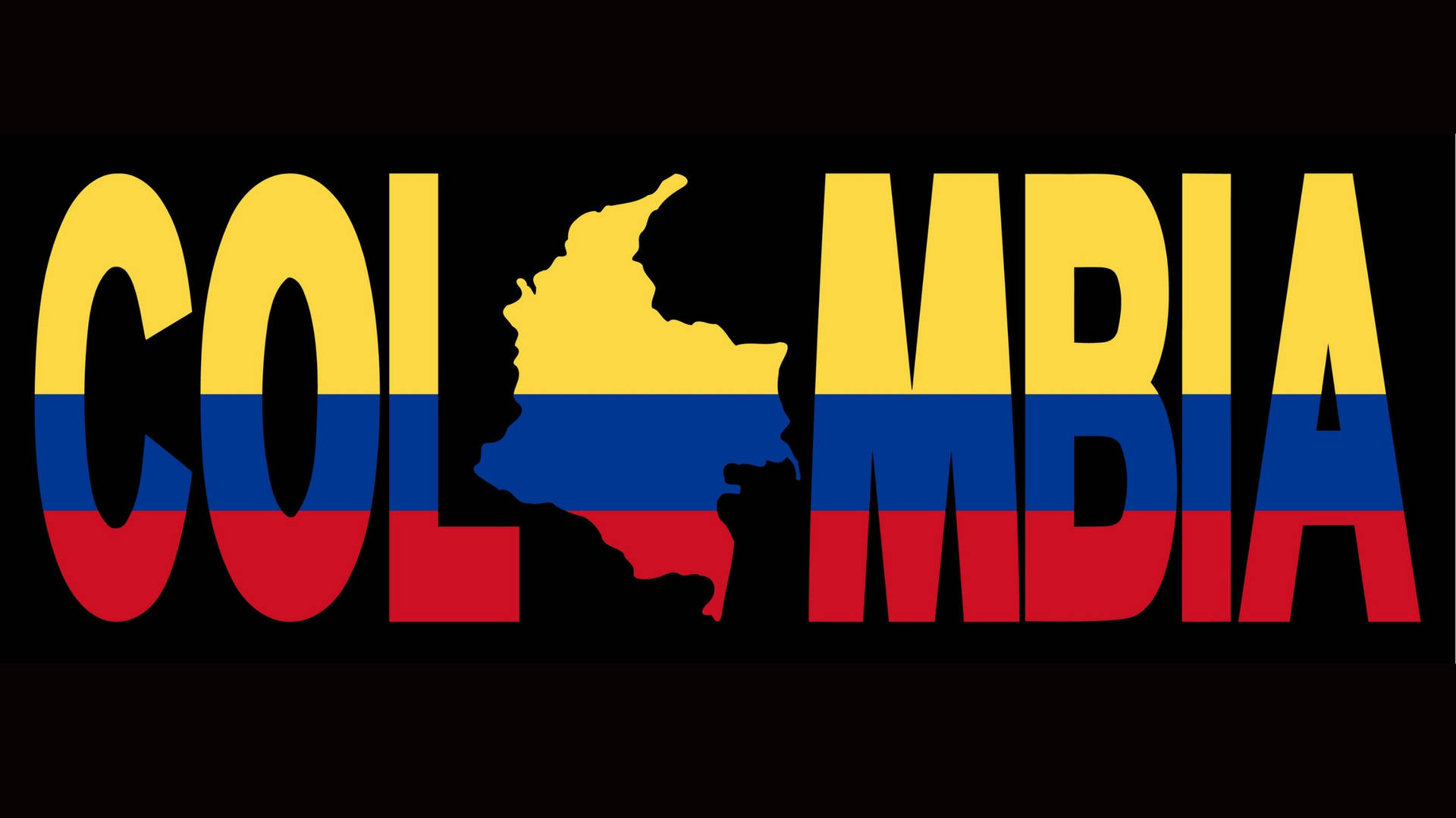 Colombia Flag And Map