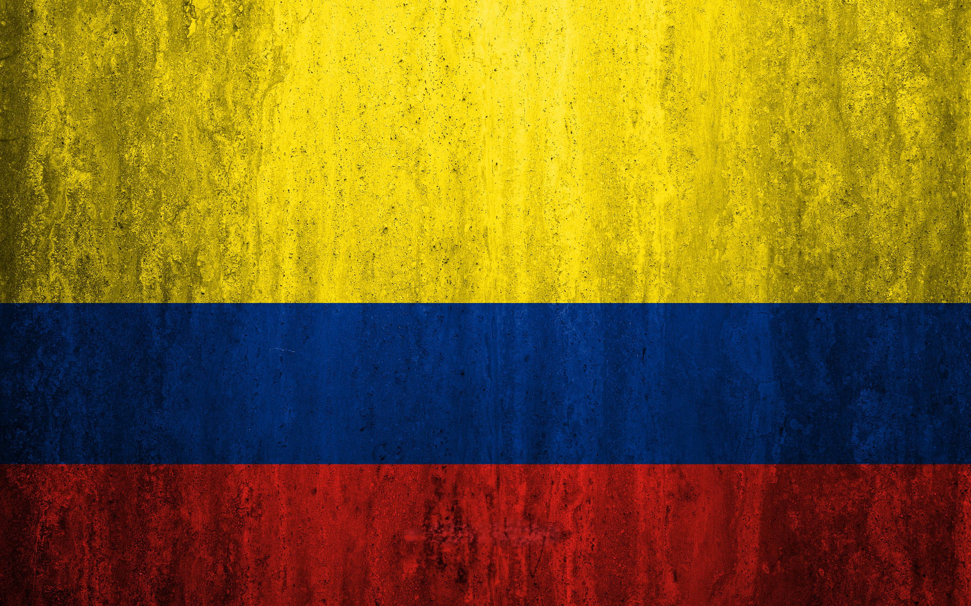 Colombia Flag Black Stain Art Background