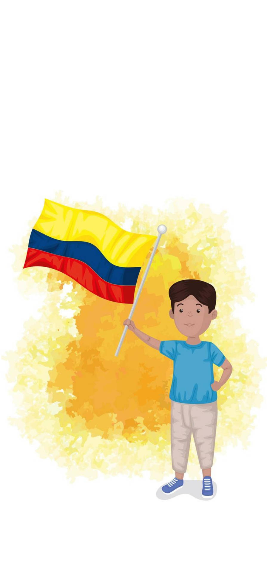 Colombia Flag Graphic