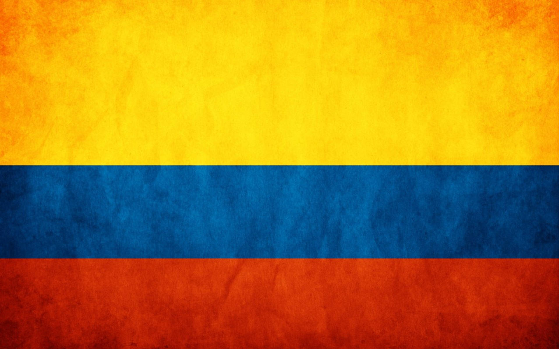 Colombia Flag Textured Art