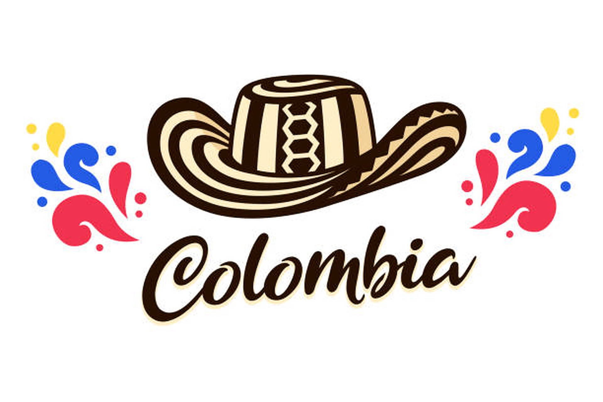 Colombia Hat Artwork Background
