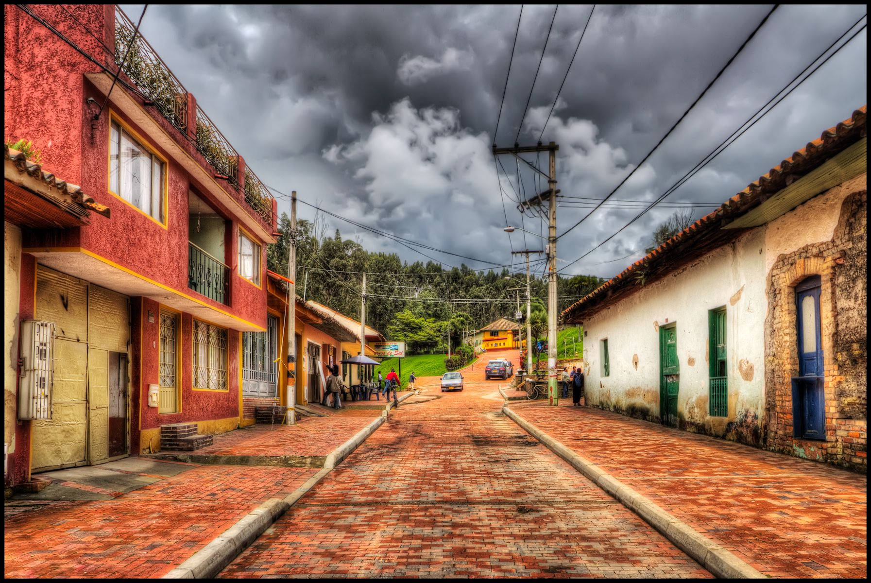 Colombia Village Background