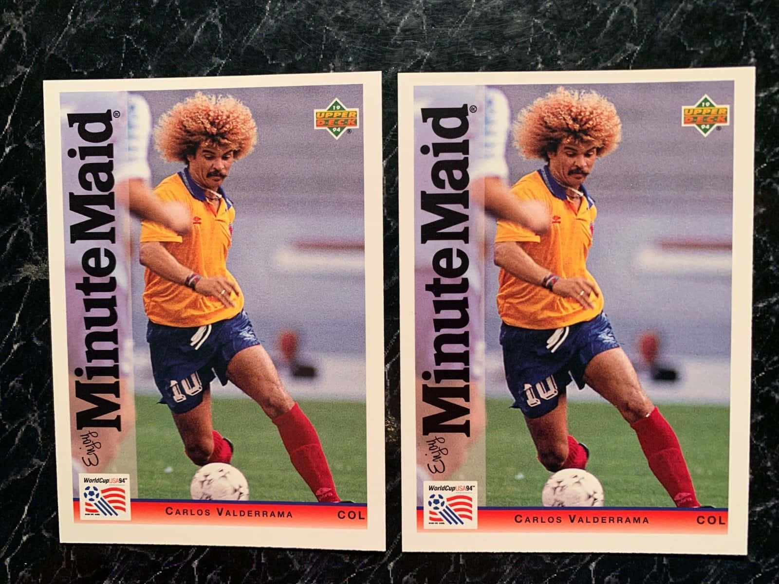 Colombian Soccer Legend Carlos Valderrama Background