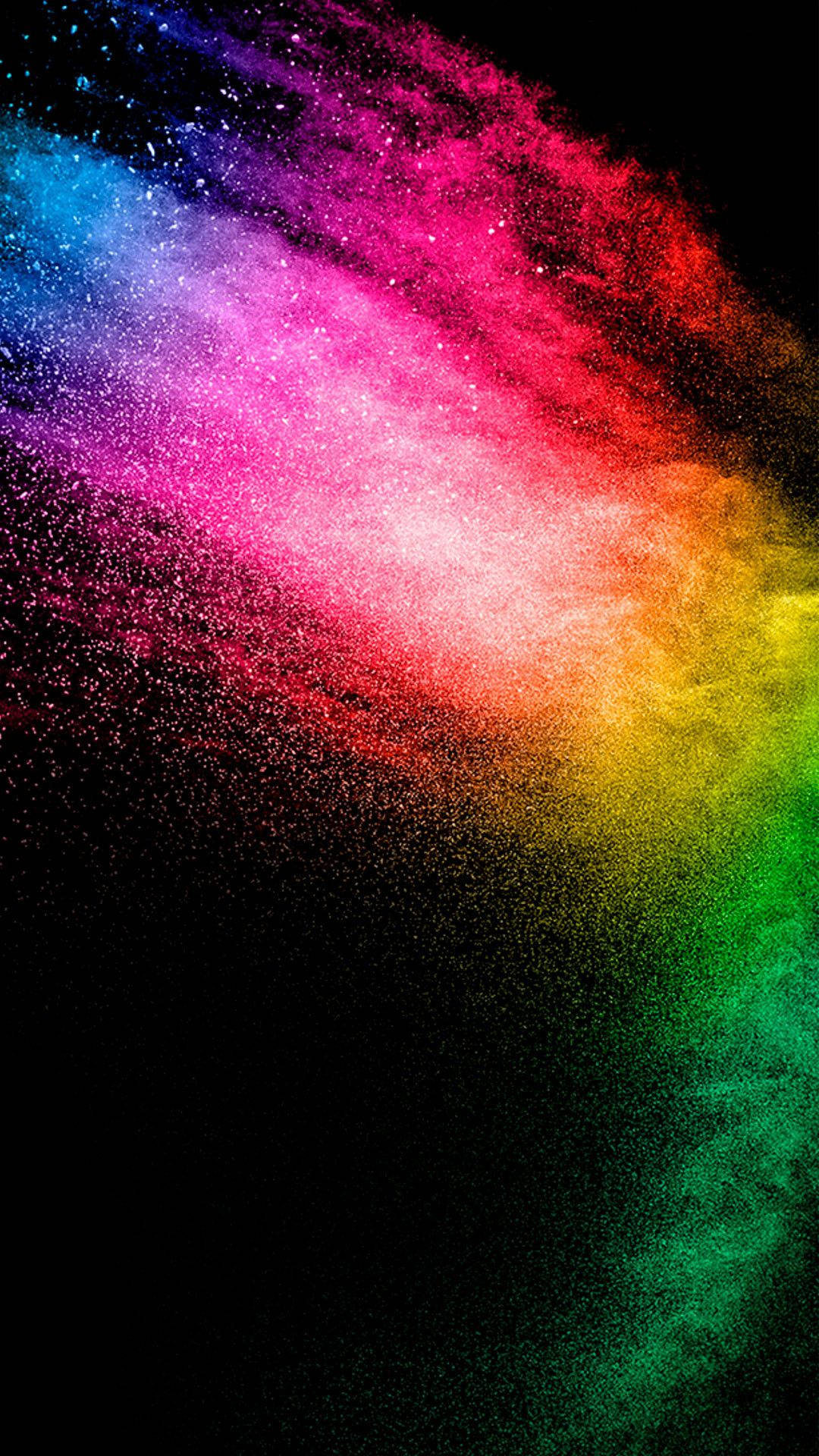 Color Iphone Rainbow Abstract Explosion Background