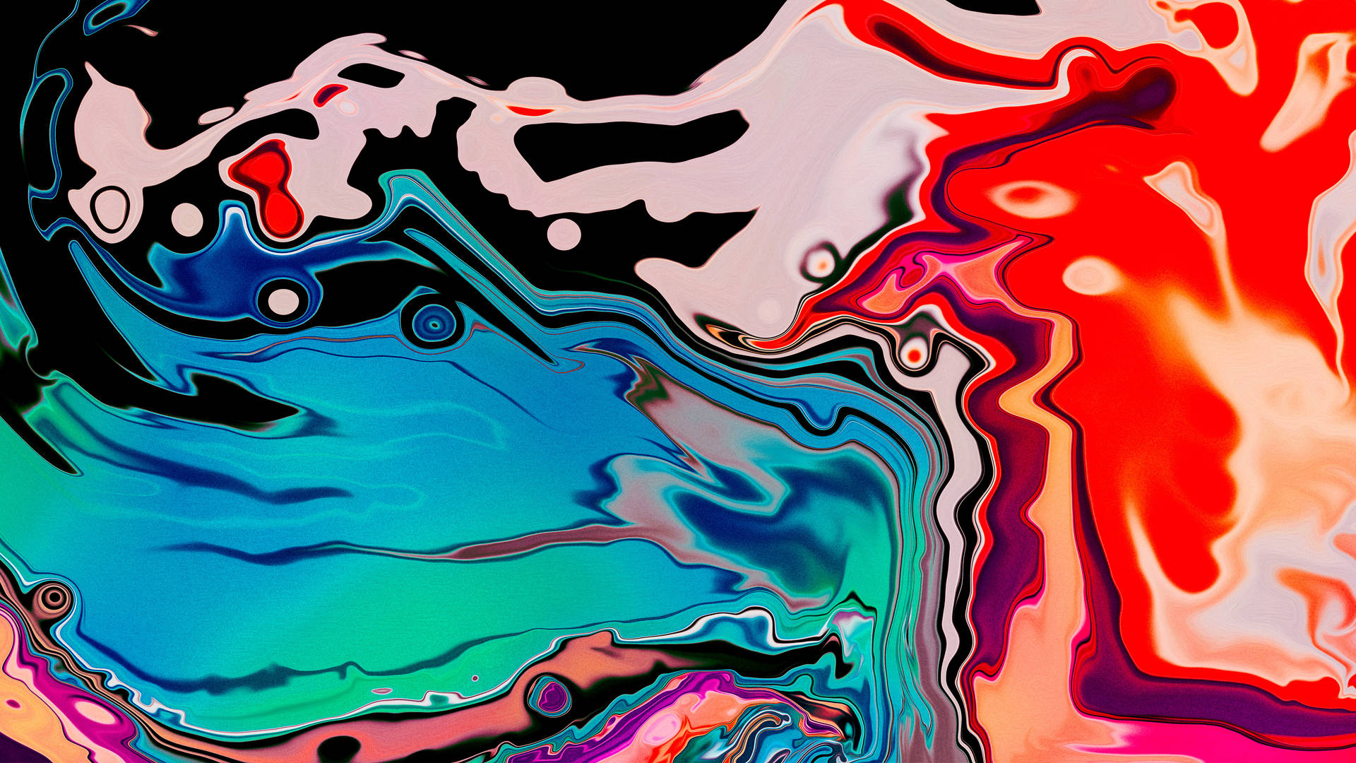 Color Paint Psychedelic 4k Background
