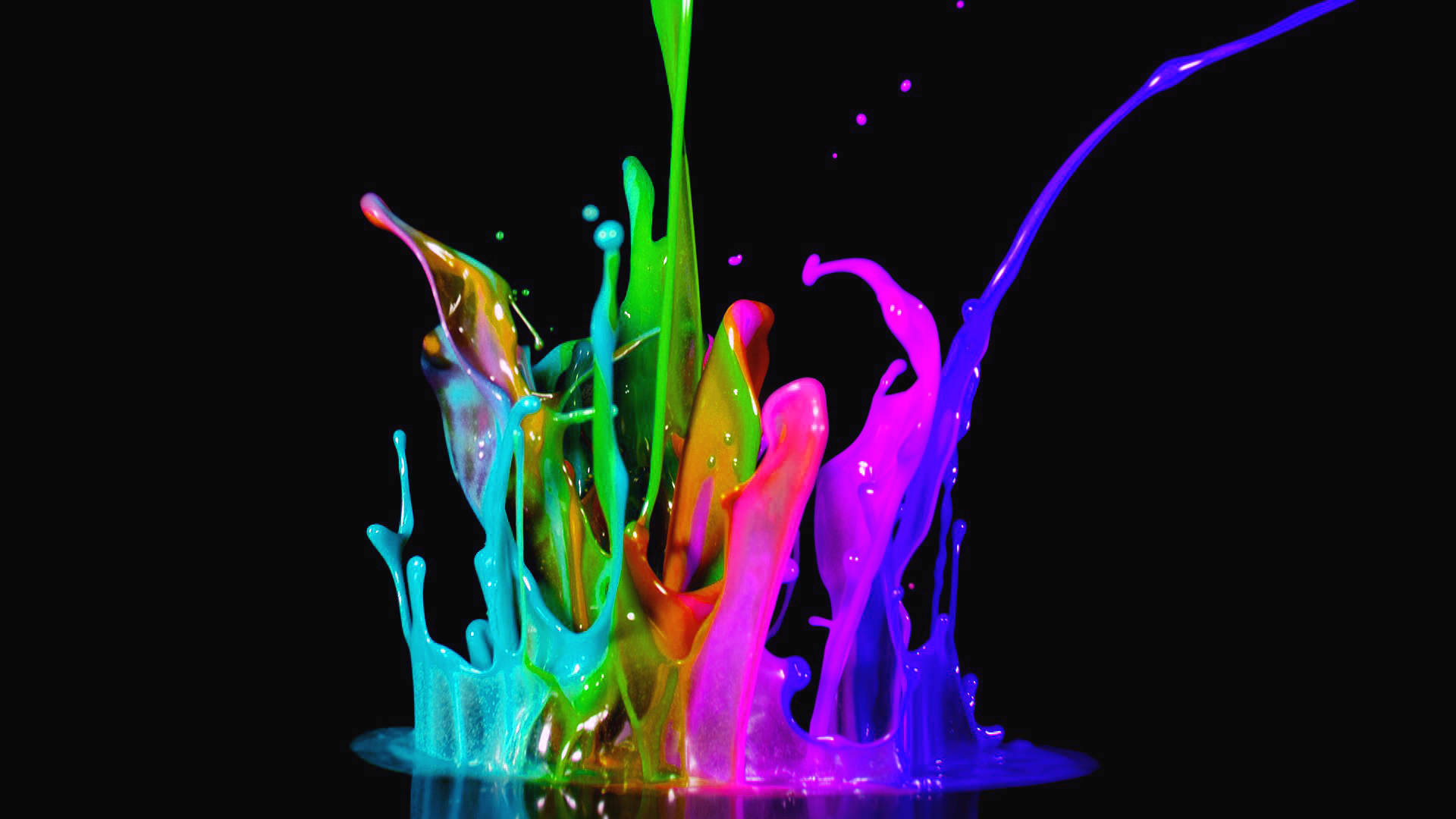 Color Splash 3d Laptop Background