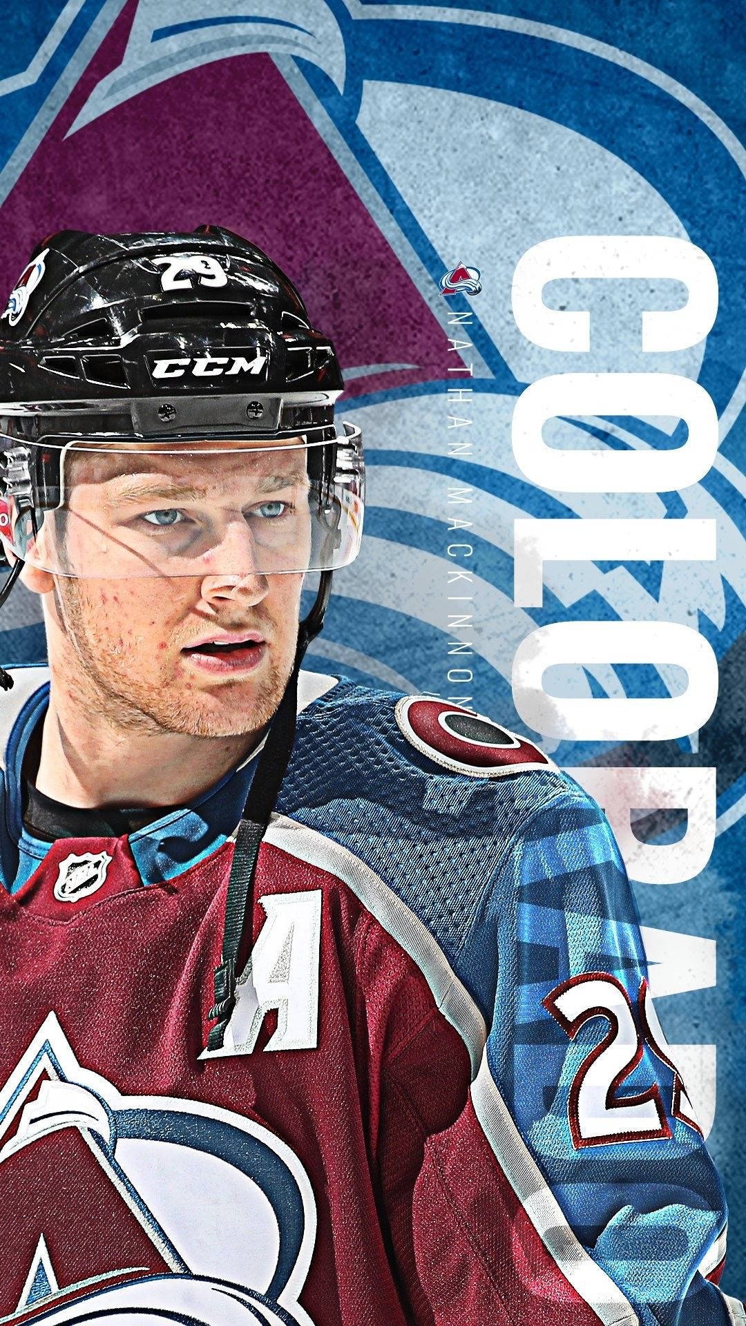 Colorado Avalanche Center Nathan Mackinnon Background