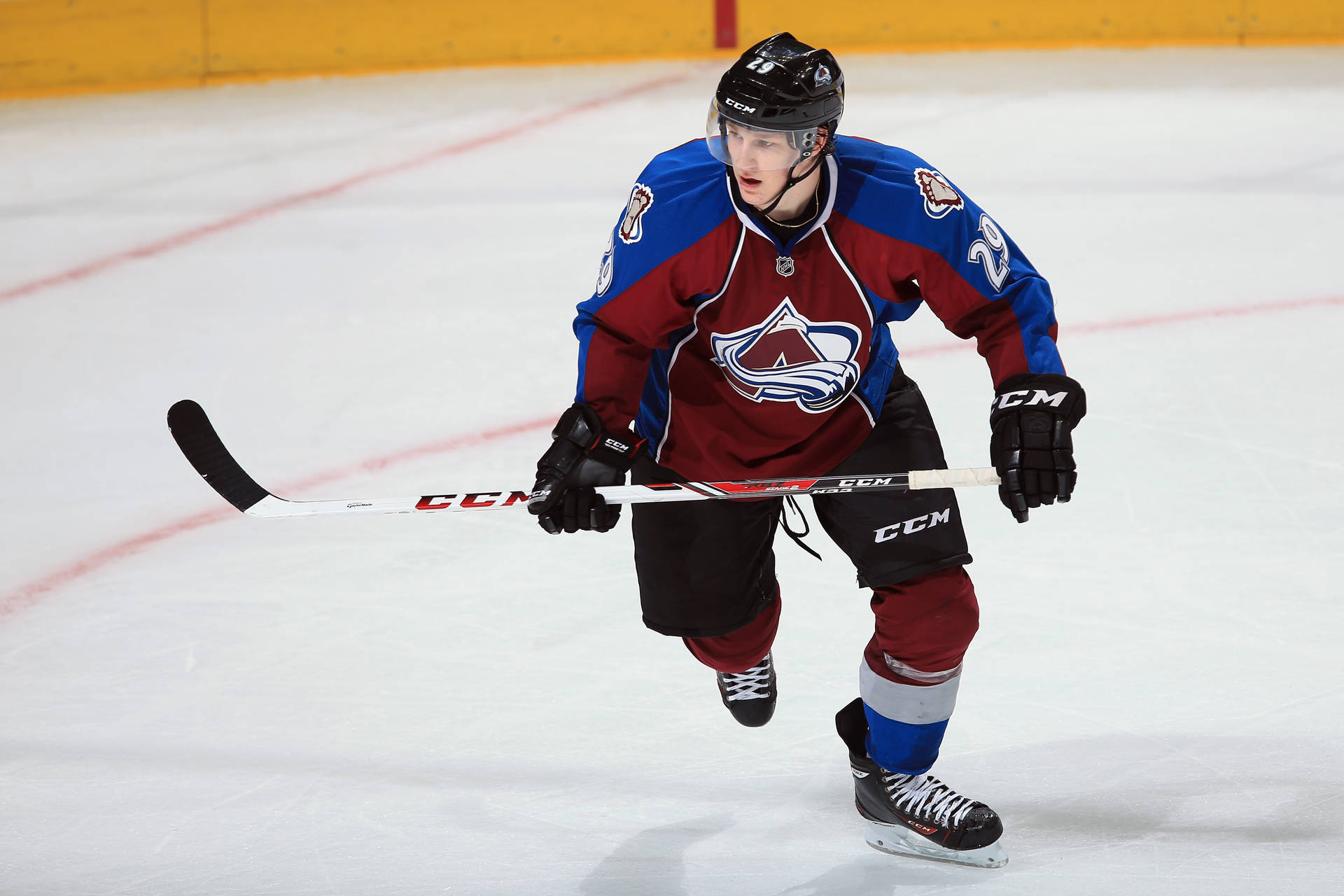 Colorado Avalanche Jersey Nathan Mackinnon Background