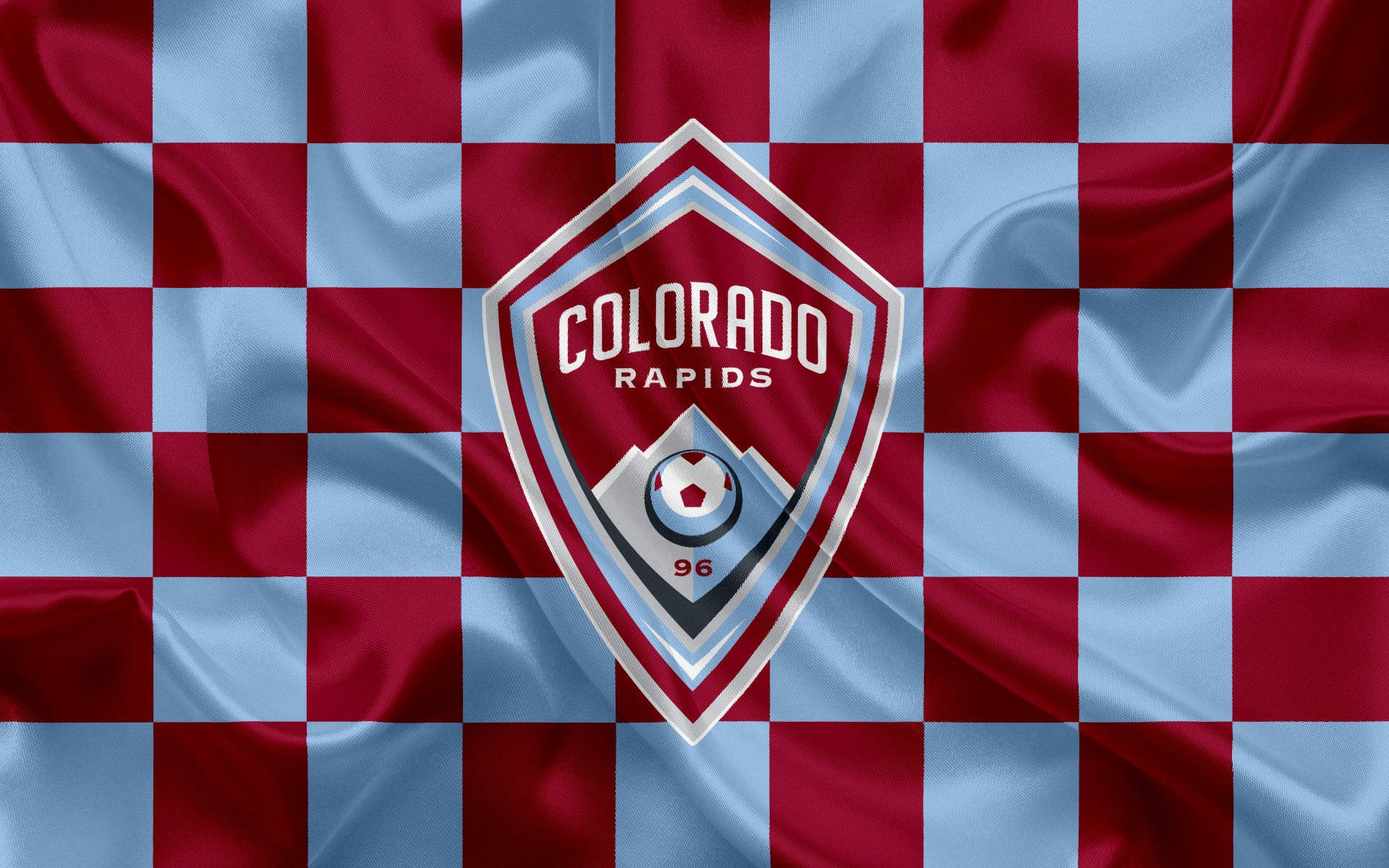 Colorado Rapids Checkered Logo Background