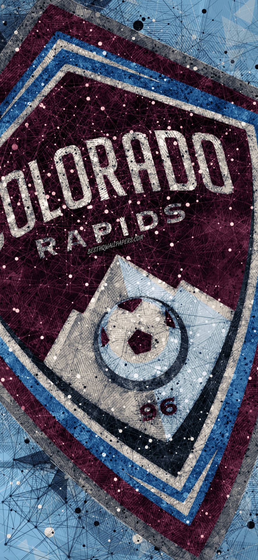 Colorado Rapids Digital Art Logo Background