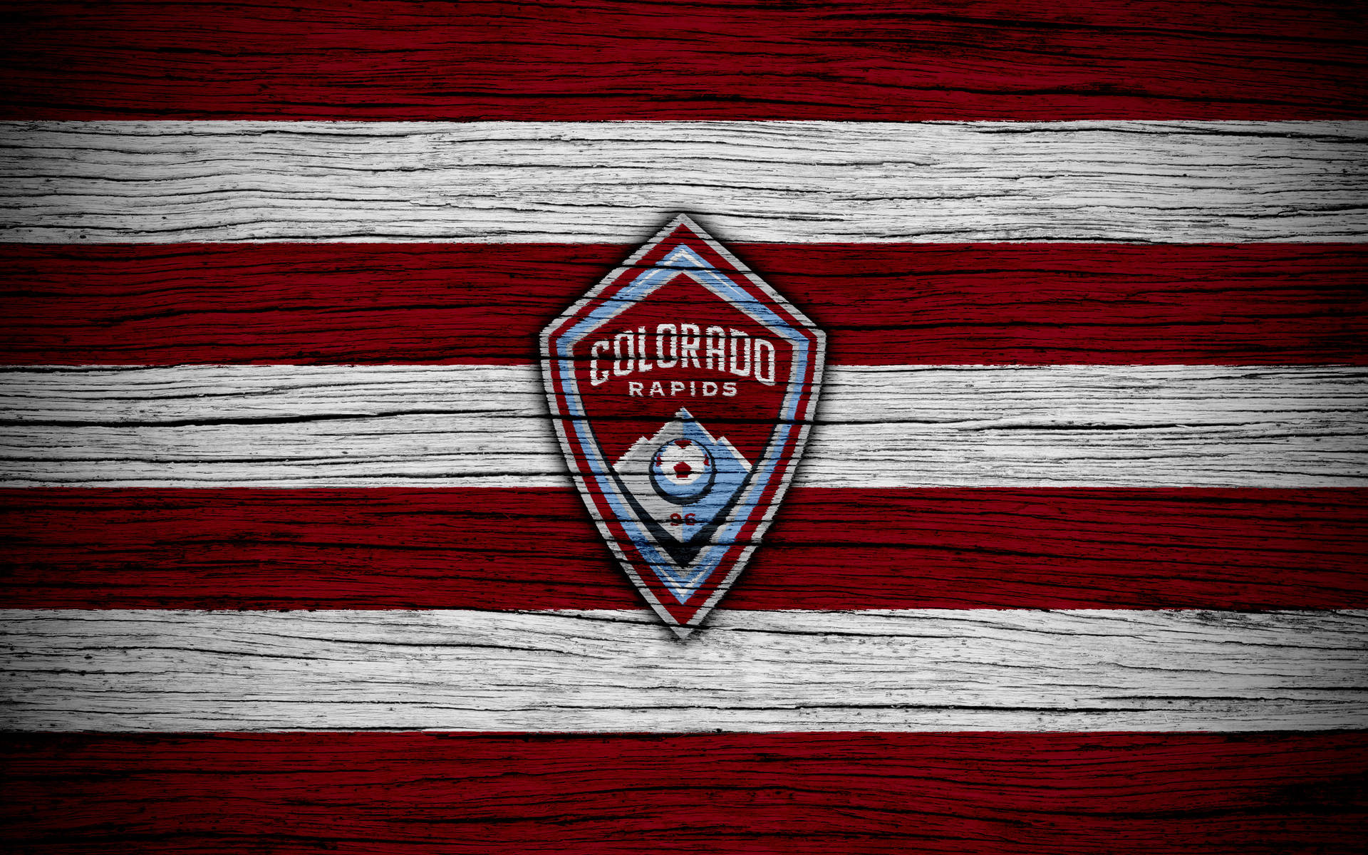 Colorado Rapids Logo Graphic Art Background